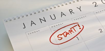 January Goals Calendar