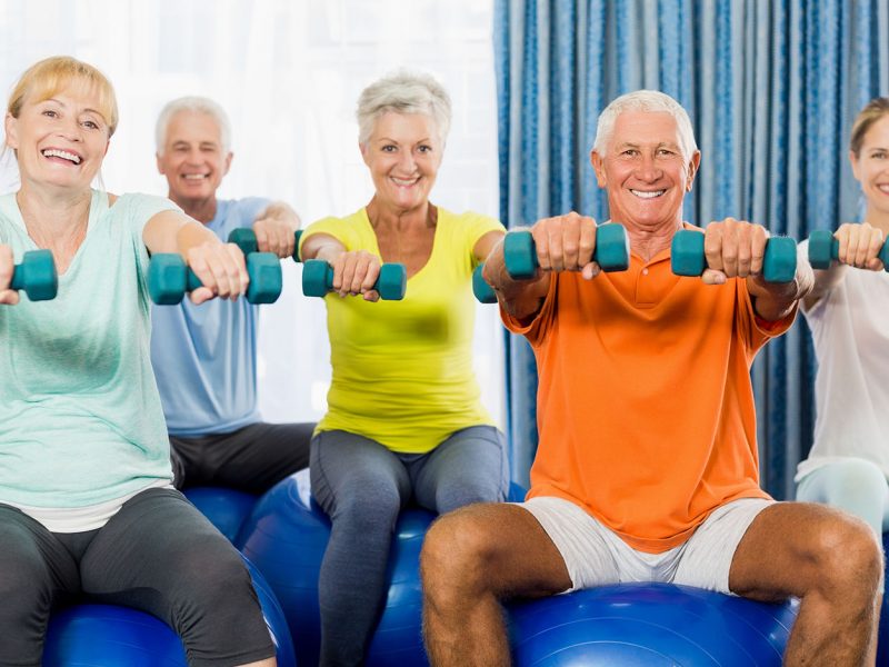 Older adults exercise classes