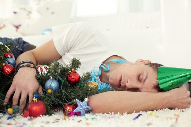 Man Sleeping Christmas